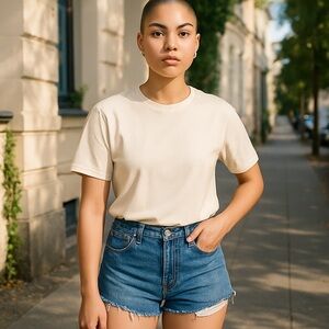 Vintage Levi’s 550 Distressed Denim Shorts 31